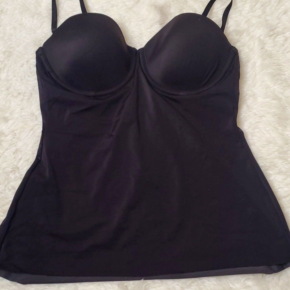 Maidenform  black  feminine Fantasy grunge whimsigoth corset top